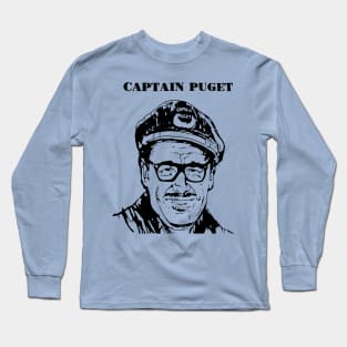 The Captain Puget Show Classic Vintage Seattle TV Long Sleeve T-Shirt